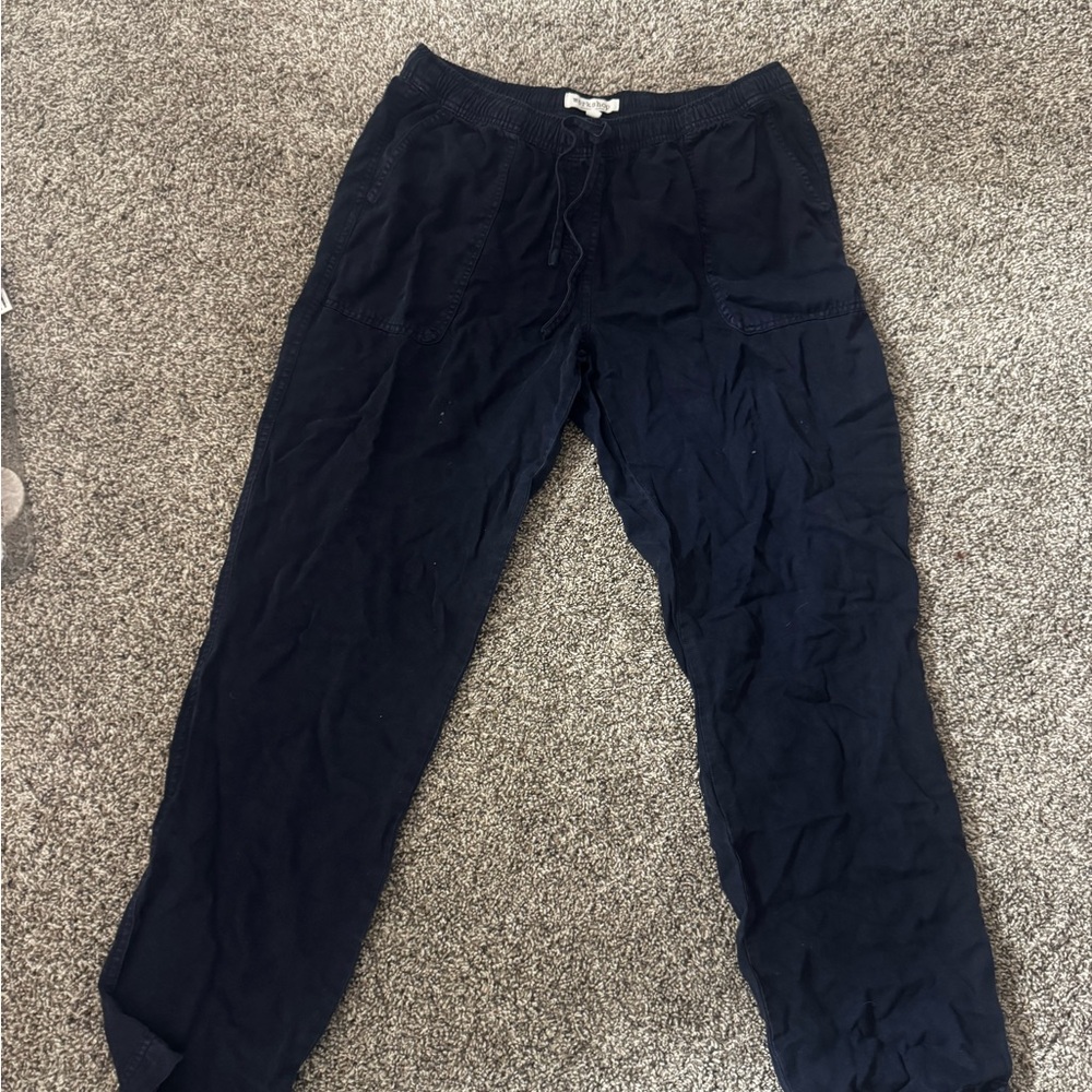 Workshop Republic Clothing Navy Track Pants